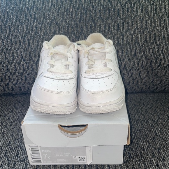 Kids White Sneakers- Air Force One - Picture 1 of 6